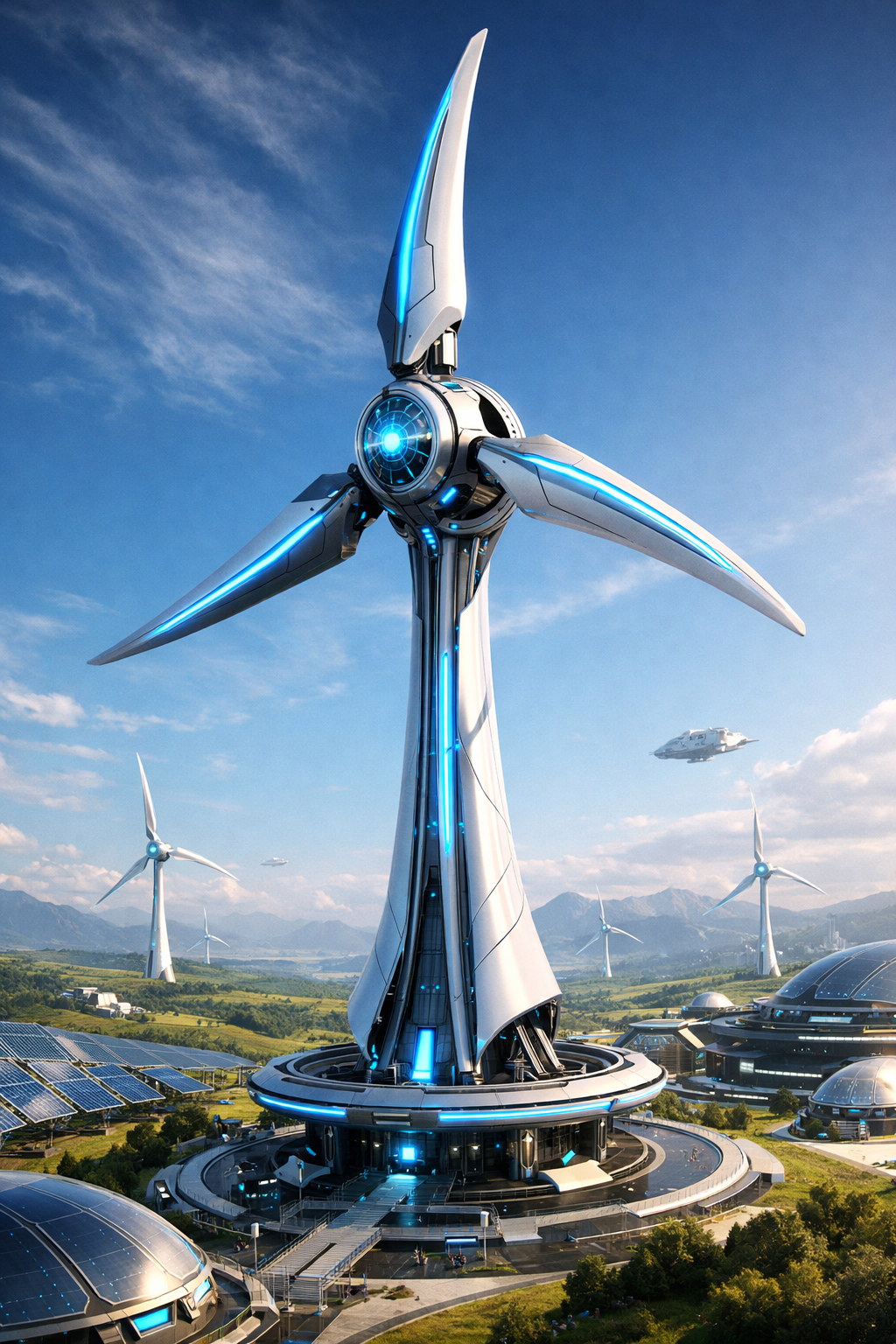 Futururistic windmill