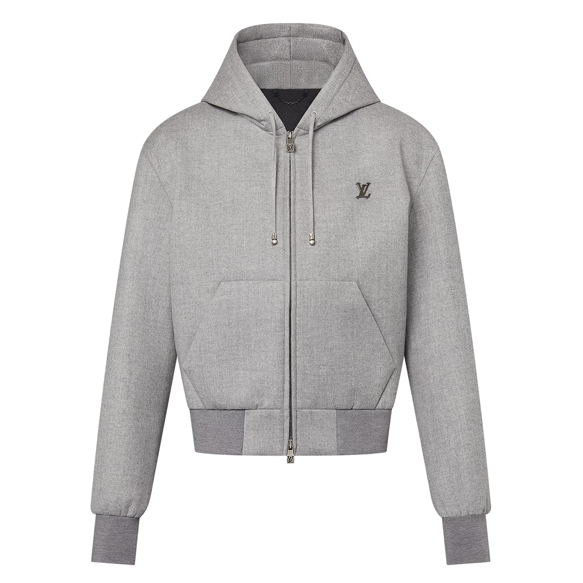 Tailored Technical Wool Hooded Blouson