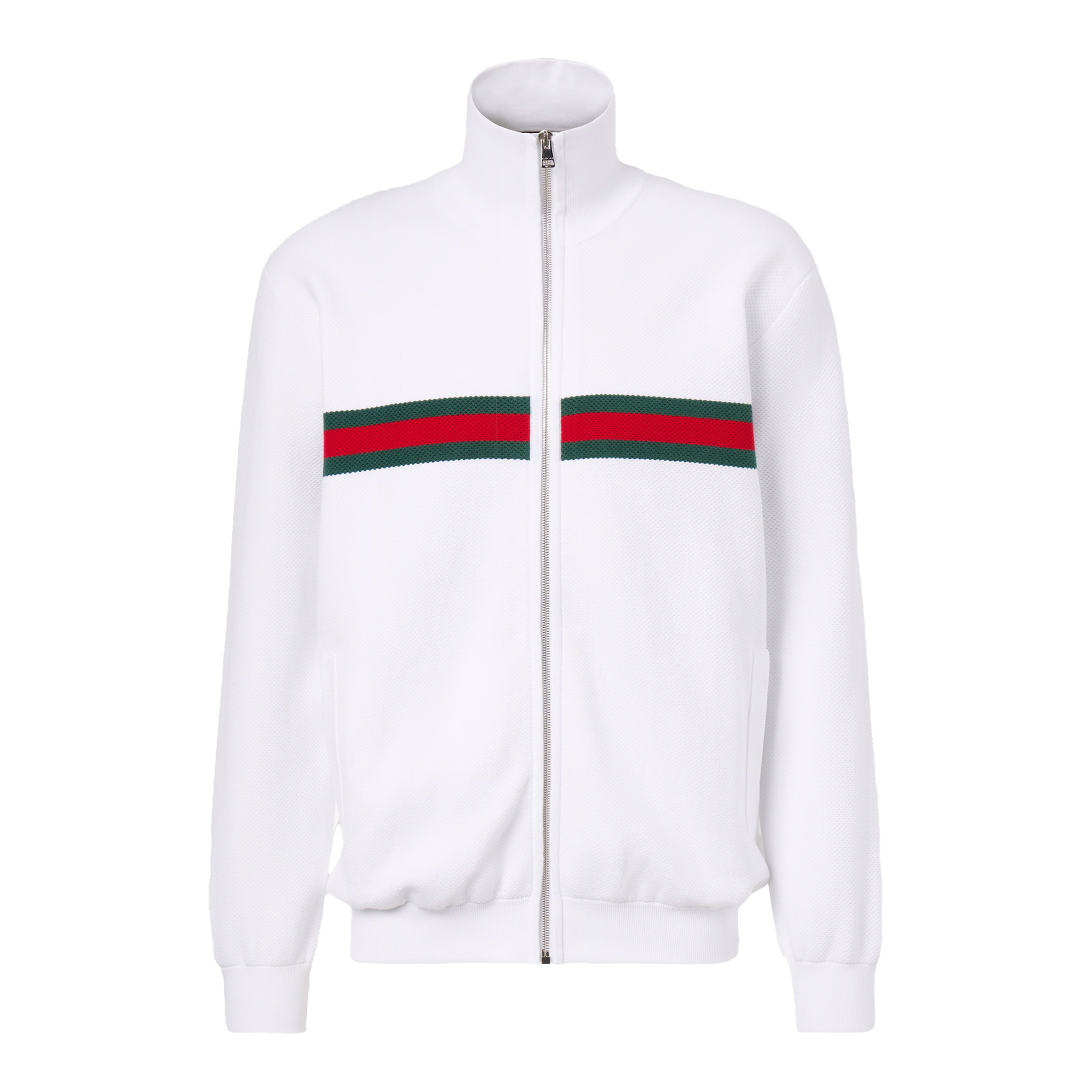 Web Stripe Cotton Sweatshirt
