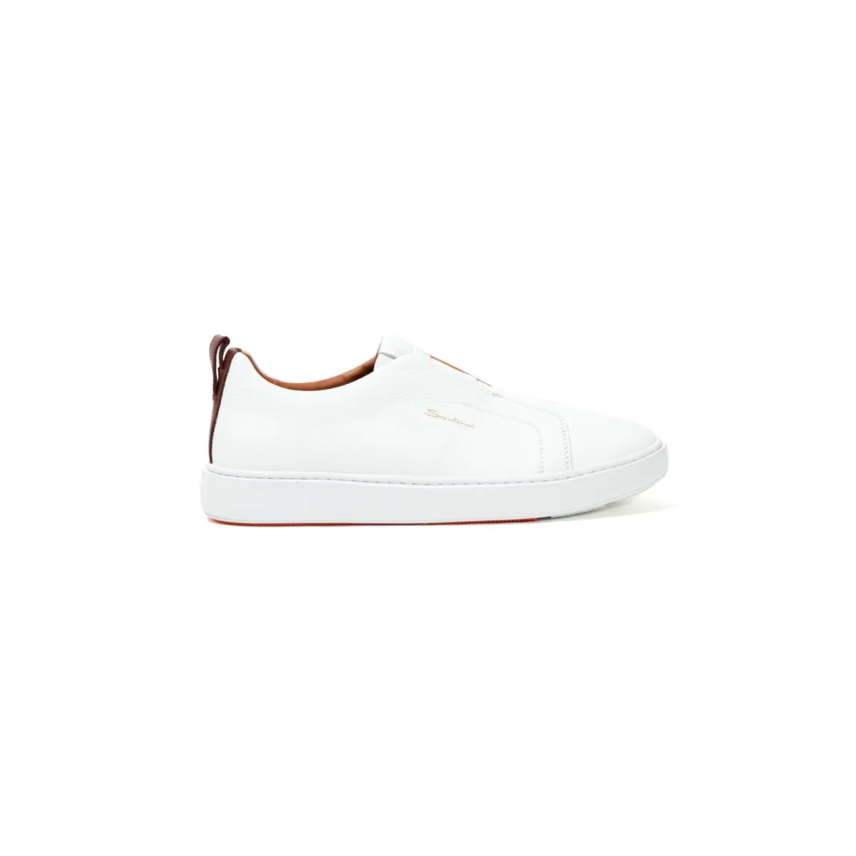 Leather Slip-on Sneakers