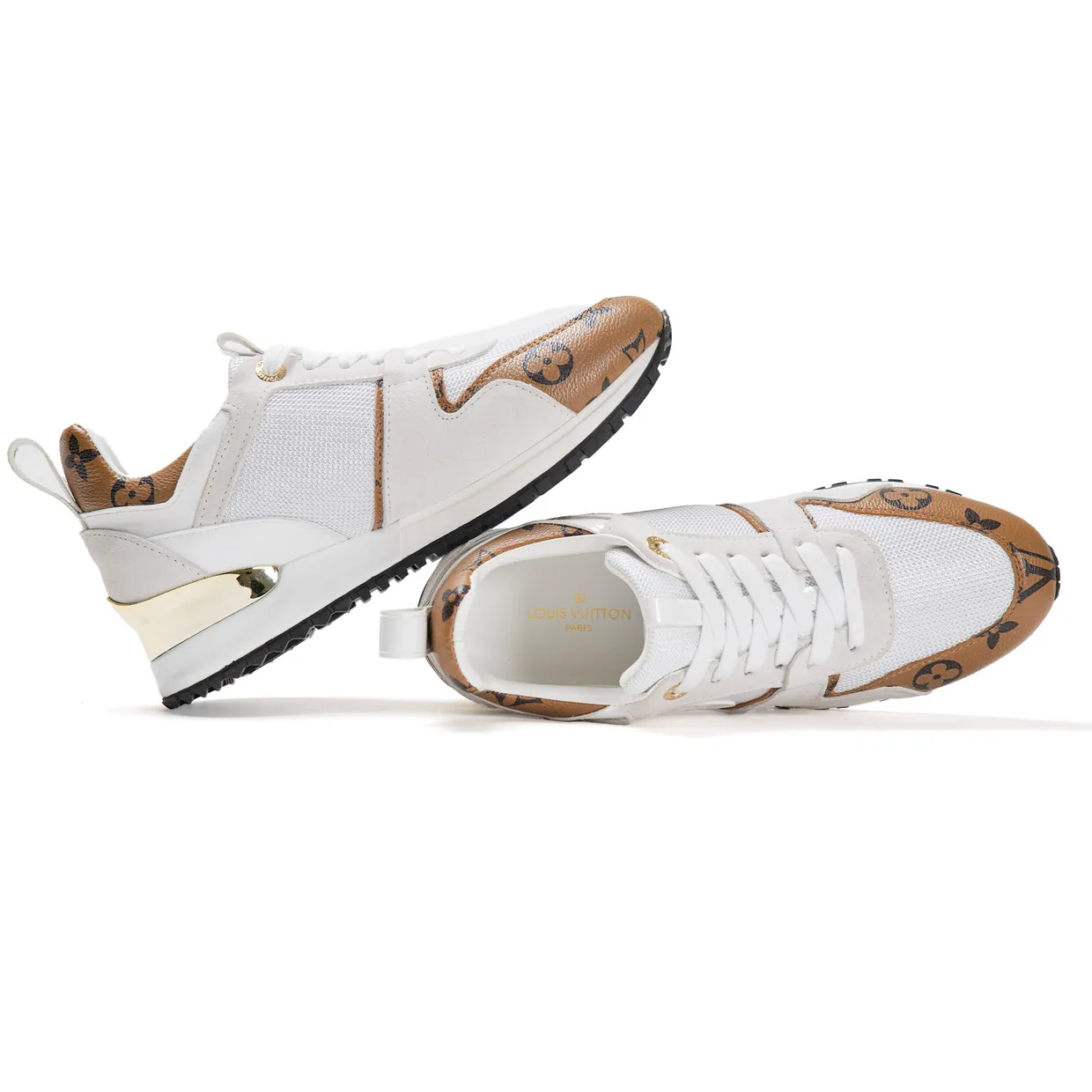 LV Run Away Monogram Reverse Canvas Trainers