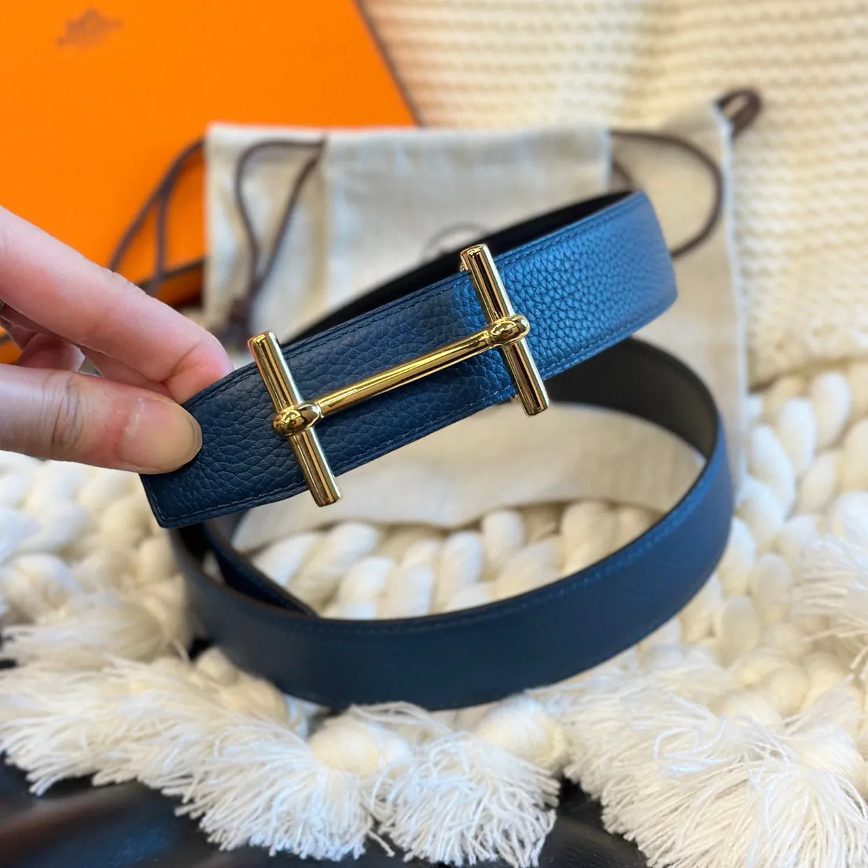 Buckle Leather Belt