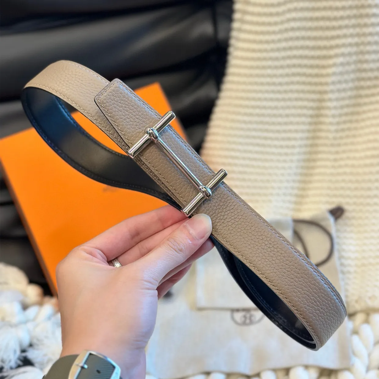 Buckle Leather Belt