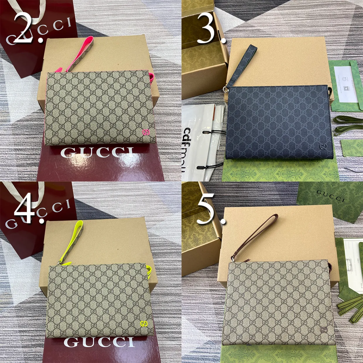 Bi-color Small Pouch