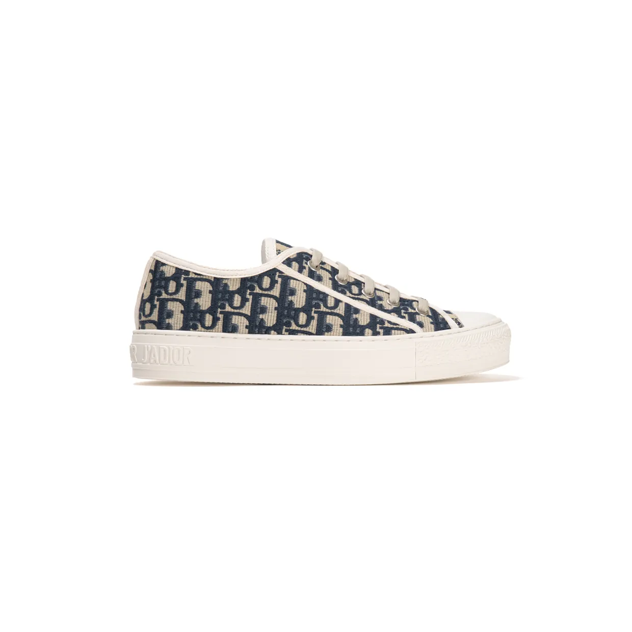 Walk'N'D Embroidered Canvas Low Sneakers