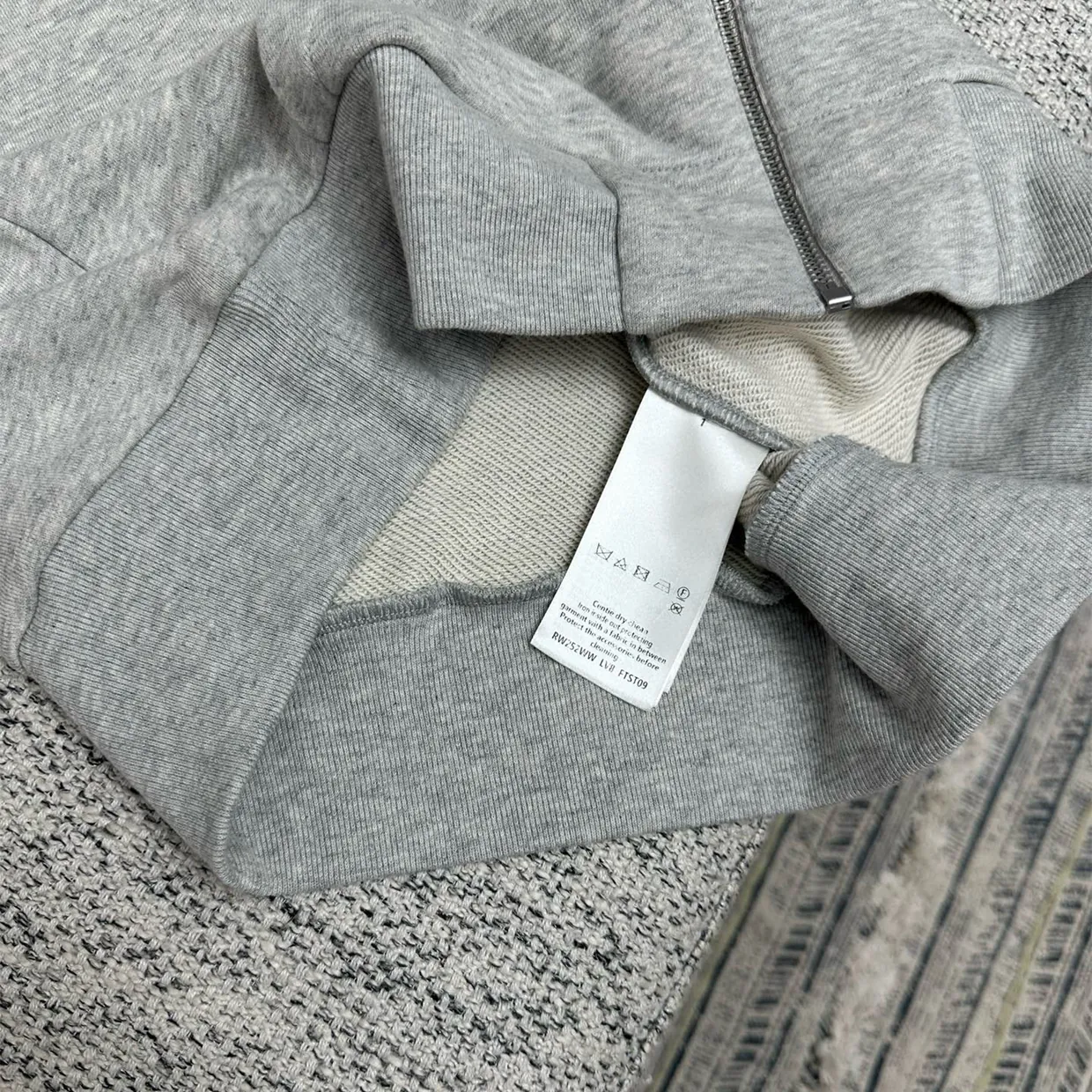 LV Leather Accent Hoodie