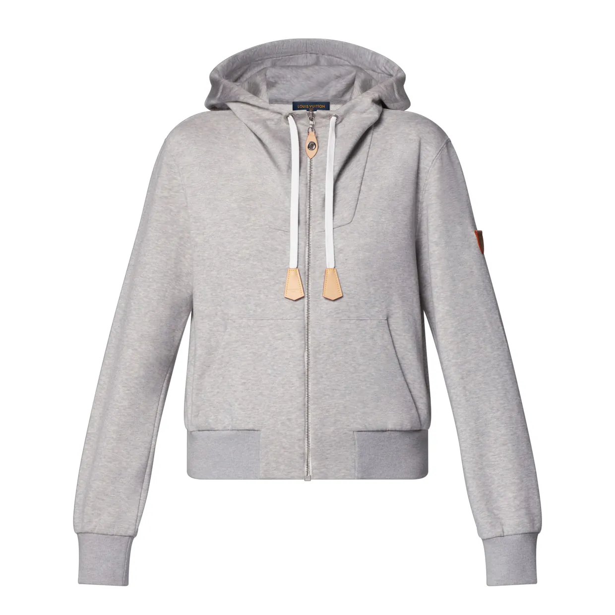 LV Leather Accent Hoodie