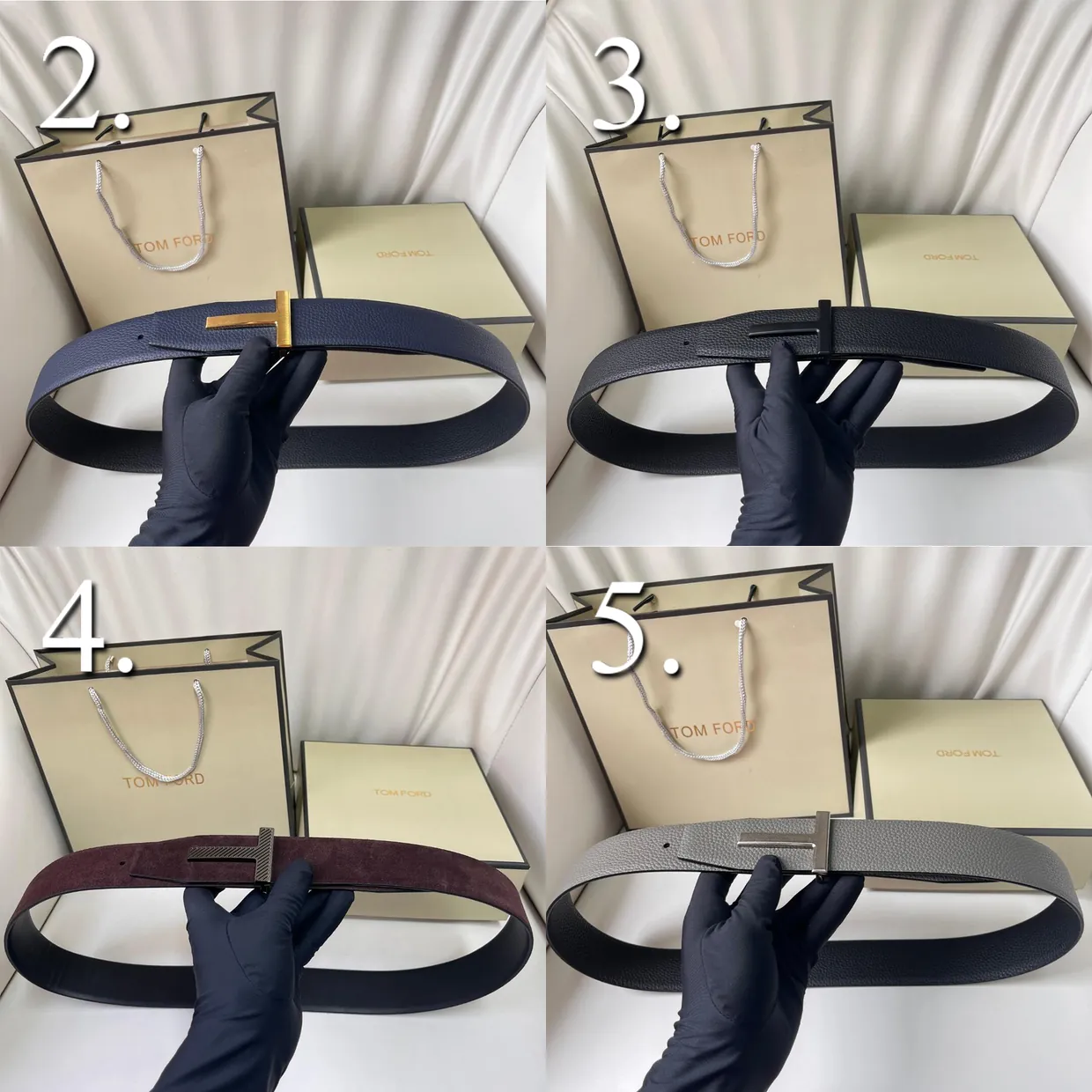 T-Icon Reversible Leather Belt
