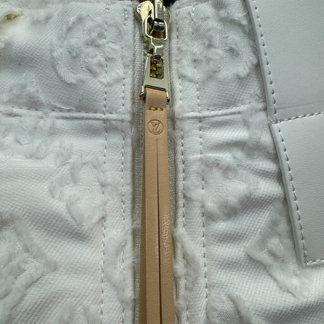 Monogram Fil Coupe Denim Skirt