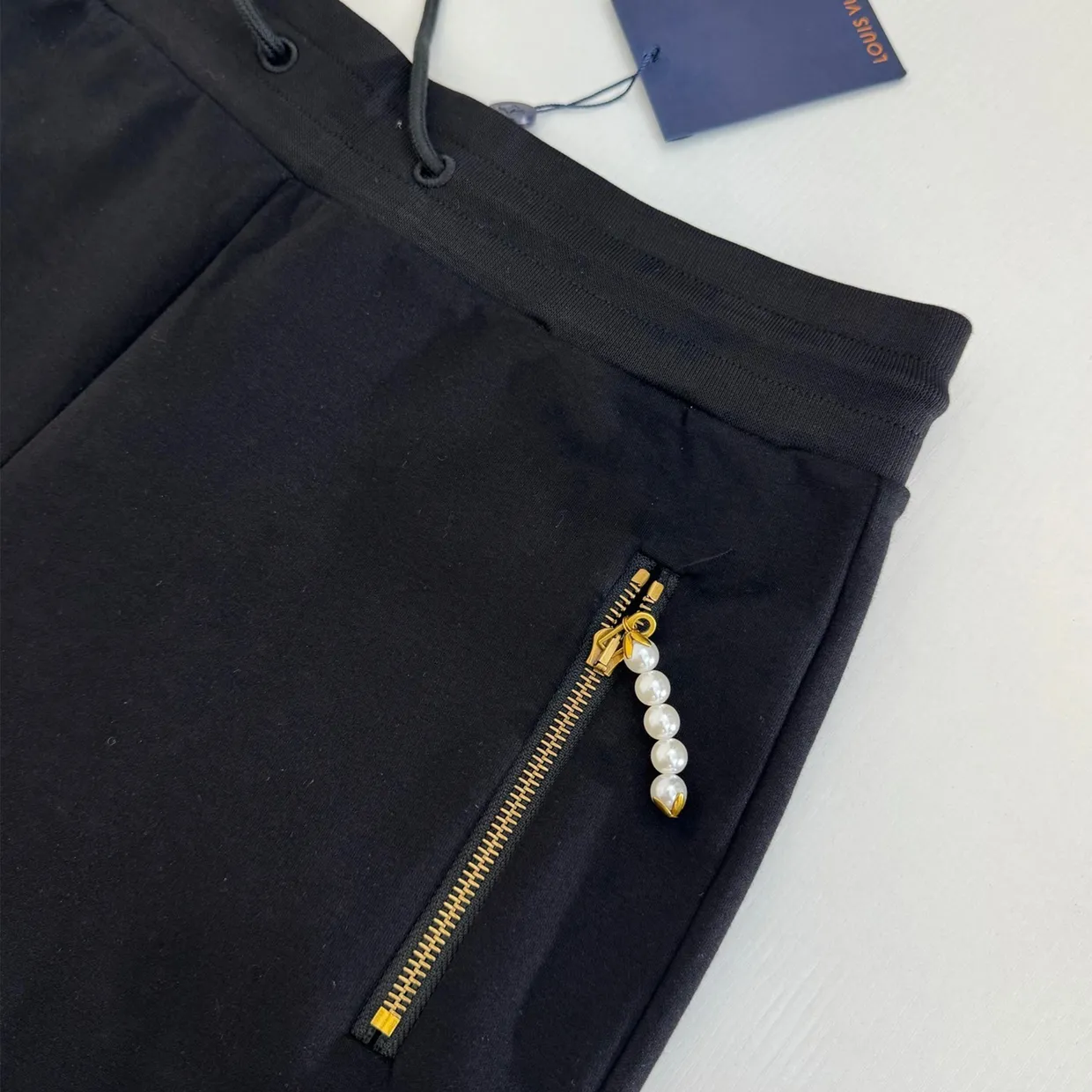 Embroidered Jersey Jogging Trousers