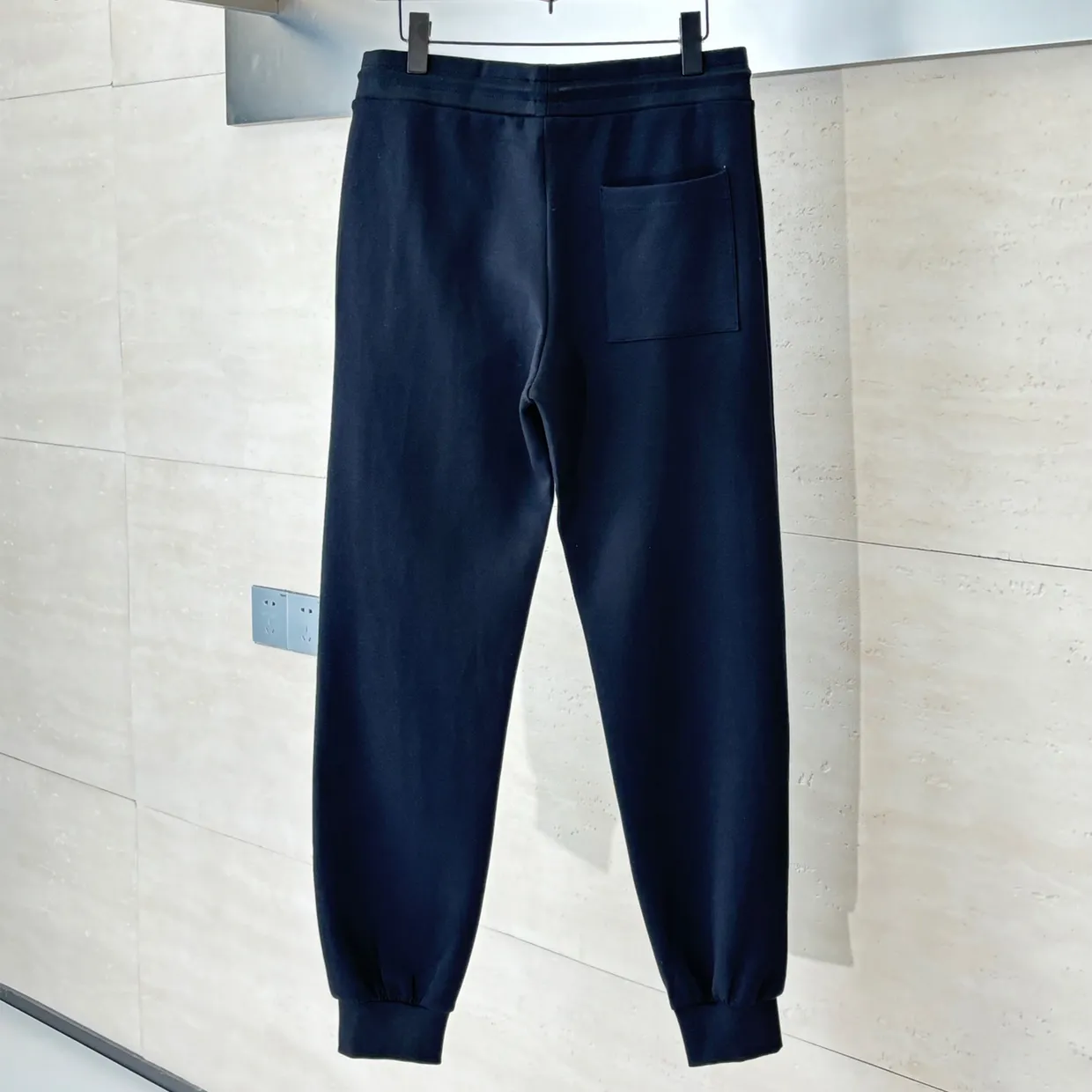 Embroidered Jersey Jogging Trousers