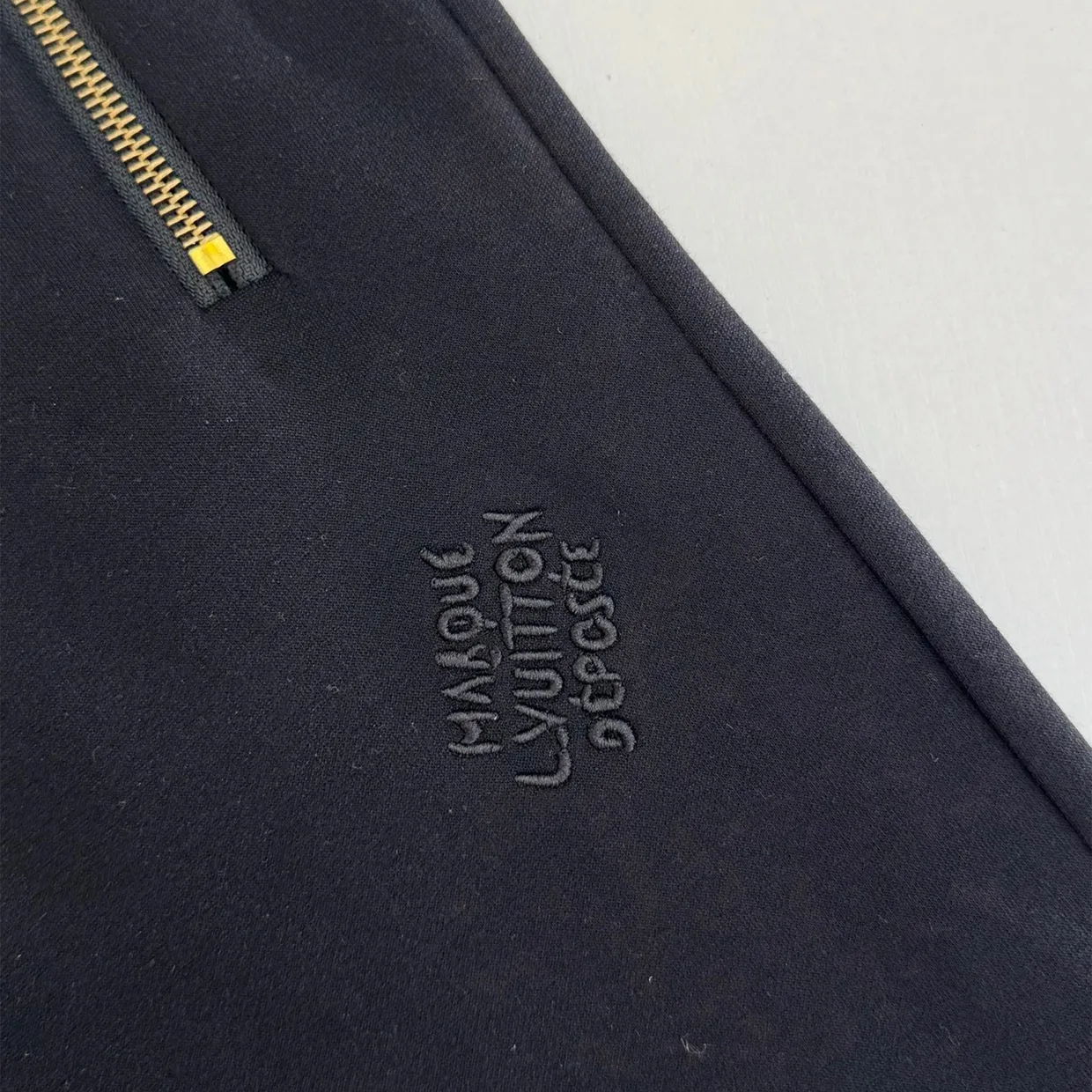 Embroidered Jersey Jogging Trousers