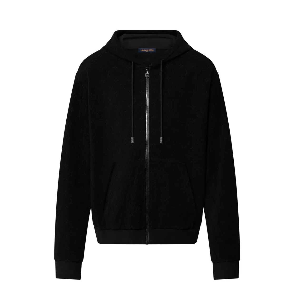 Monogram French Terry Zip-Through Hoodie