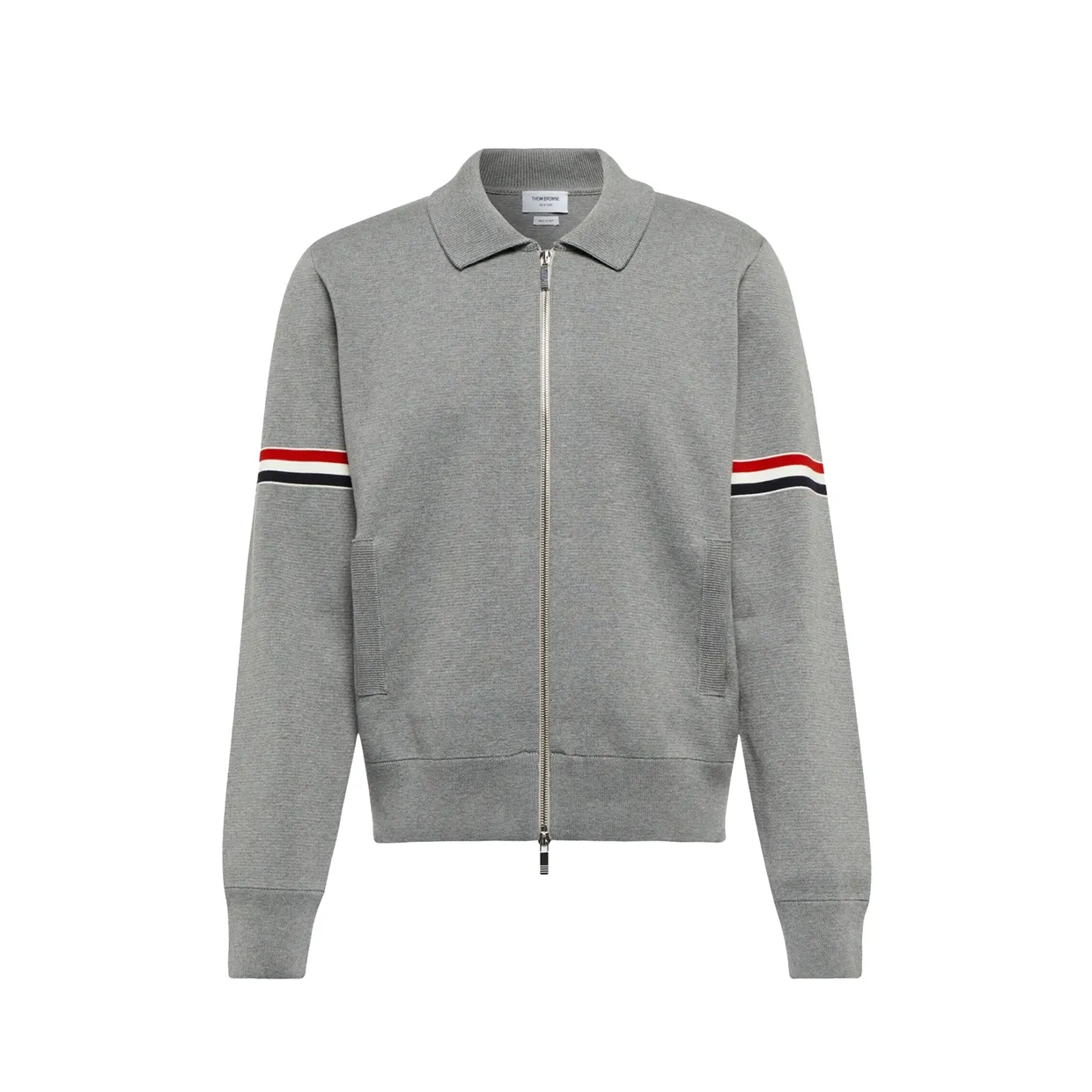 Cotton-blend Zip-up Sweater