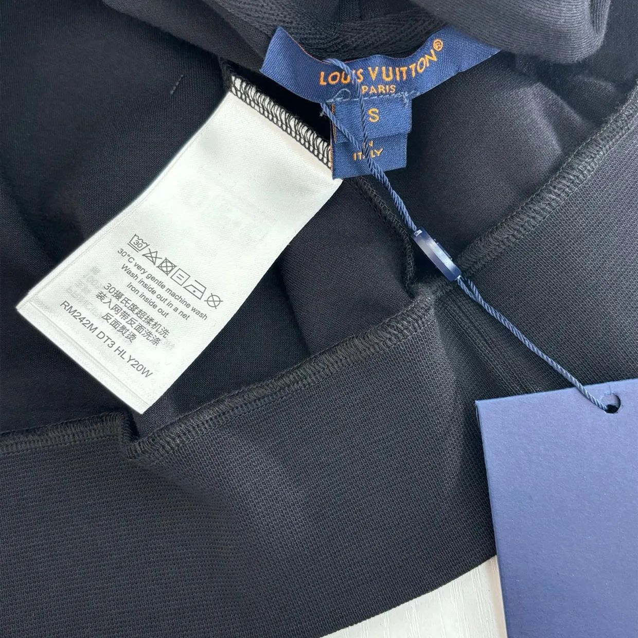 Embroidered Zipped Jersey Hoodie