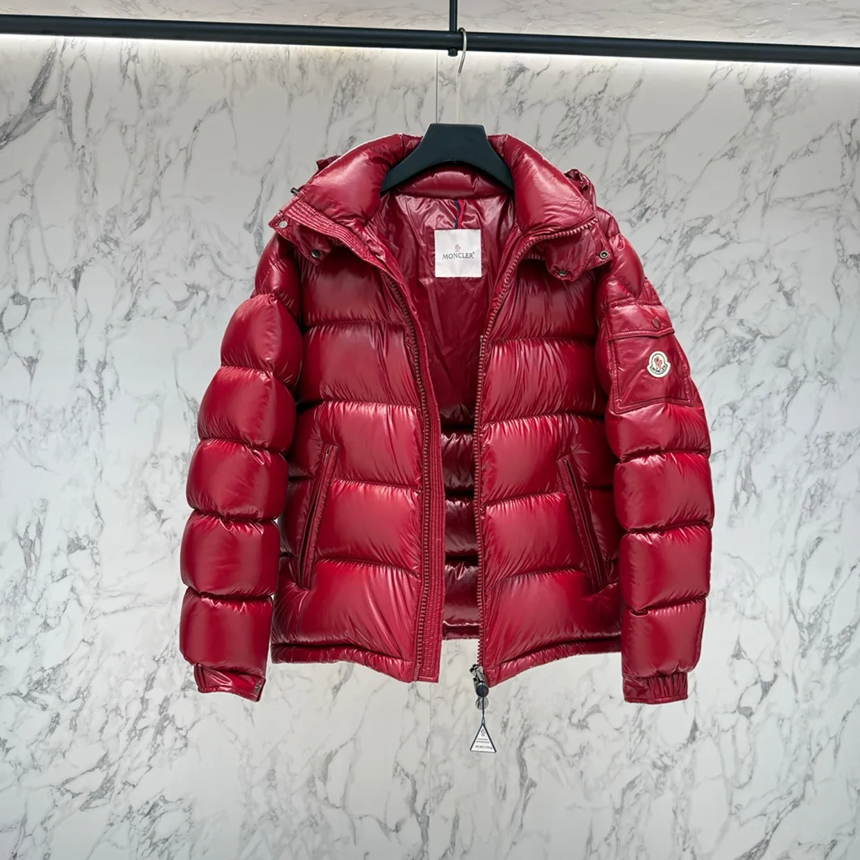 Maire Hooded Short Down Jacket