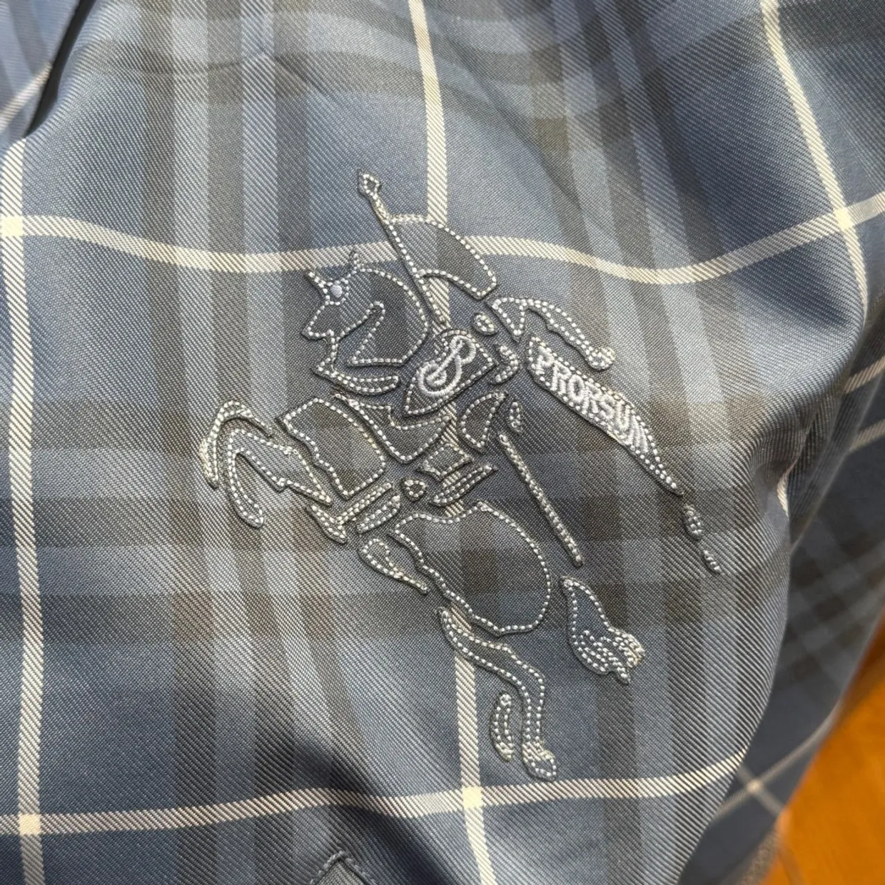 Reversible Check Hooded Jacket