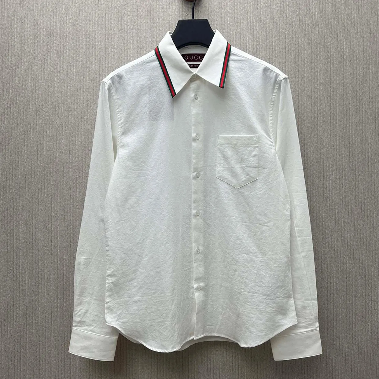 Cotton Poplin Shirt with Web