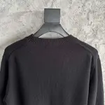 Mushroom Emblem Intarsia Knit Sweater