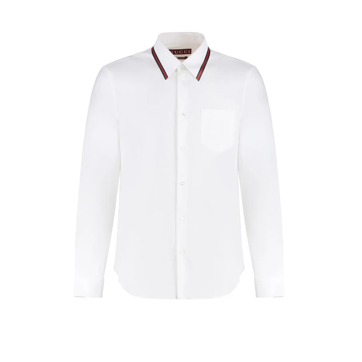Cotton Poplin Shirt with Web