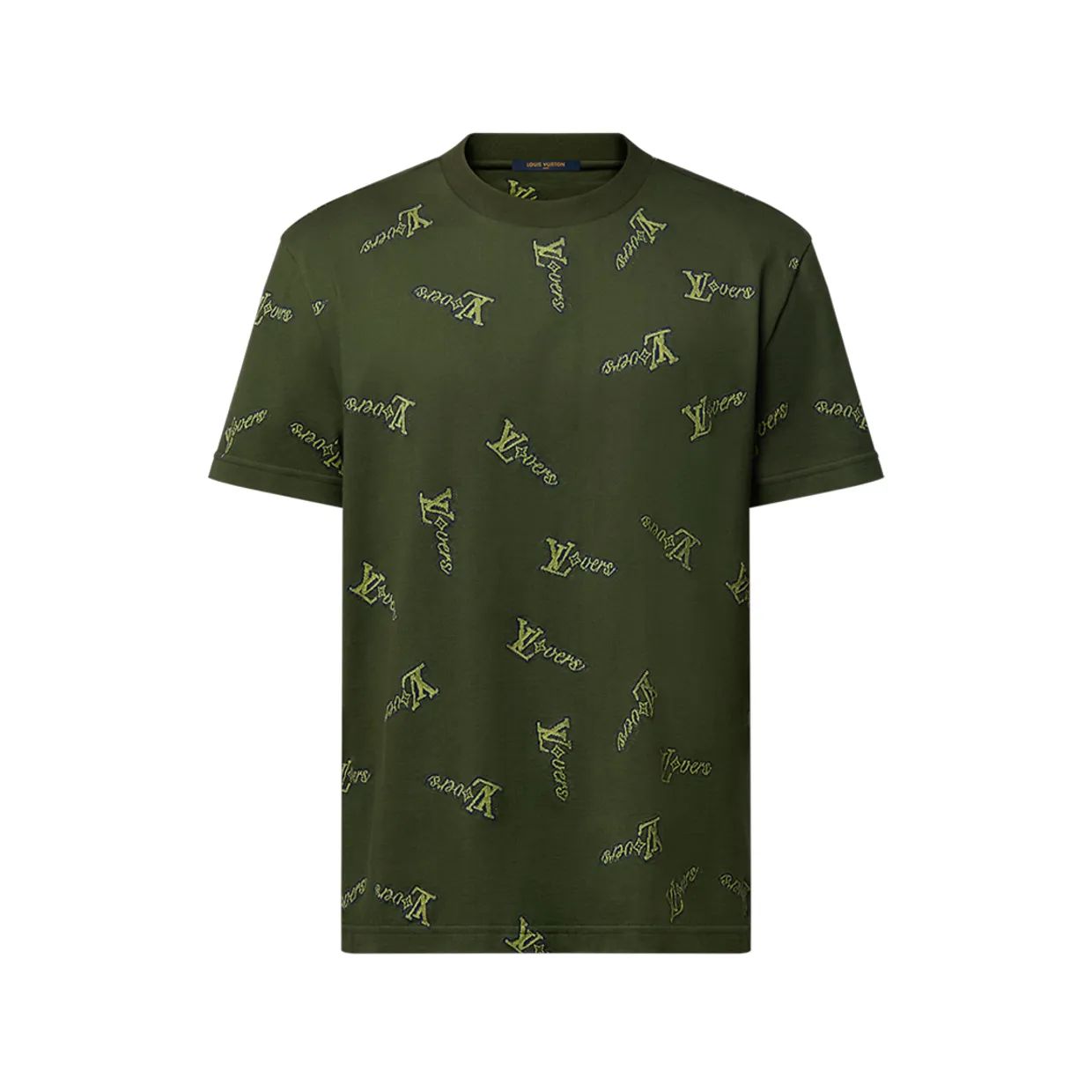 Jacquard Cotton T‑Shirt