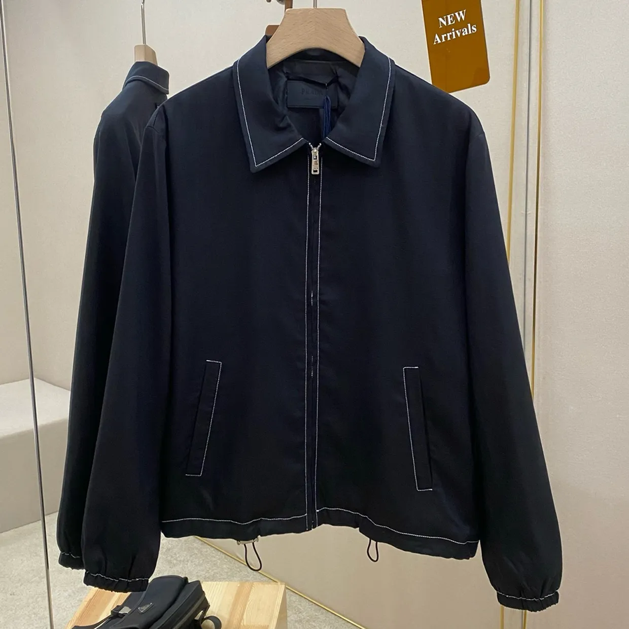 Lightweight Cotton Blouson Jacket