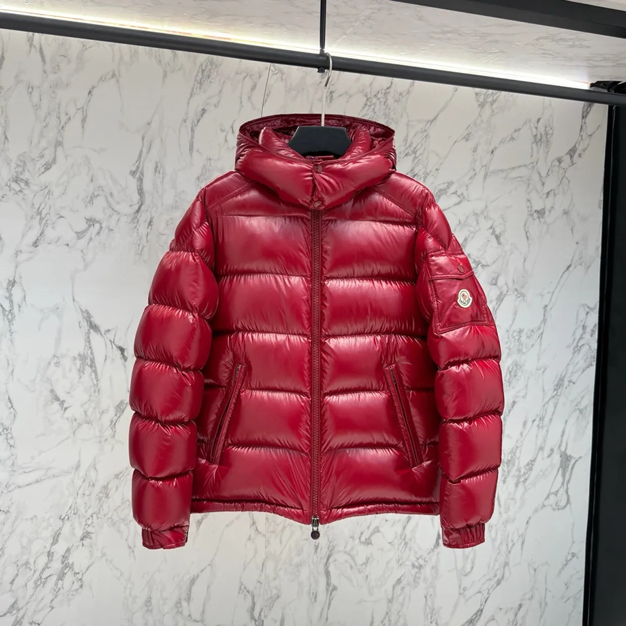 Maire Hooded Short Down Jacket