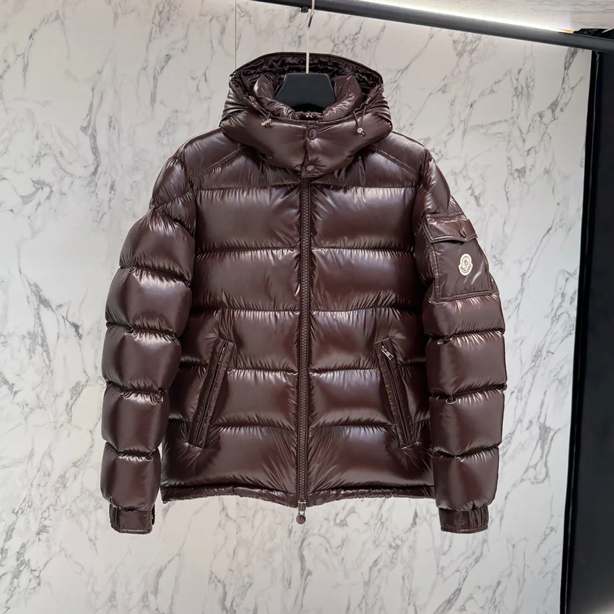 Maire Hooded Short Down Jacket