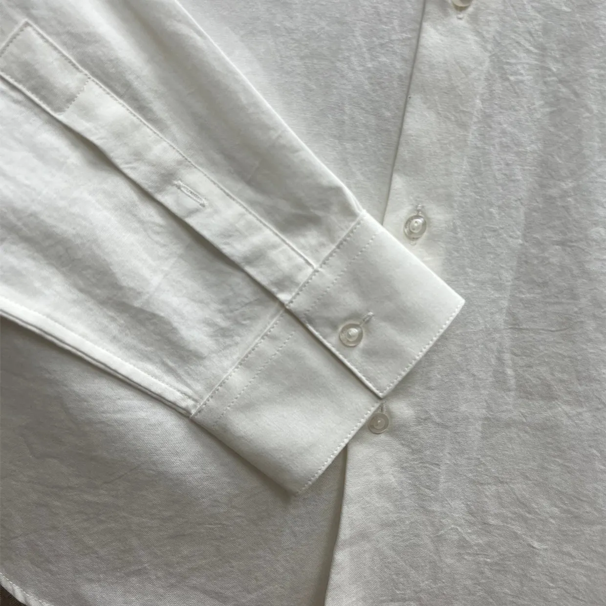 Cotton Poplin Shirt with Web