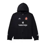Soccer Oversized Logo-Detailed Cotton-Jersey Zip-Up Hoodie