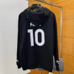 Soccer Oversized Logo-Detailed Cotton-Jersey Zip-Up Hoodie