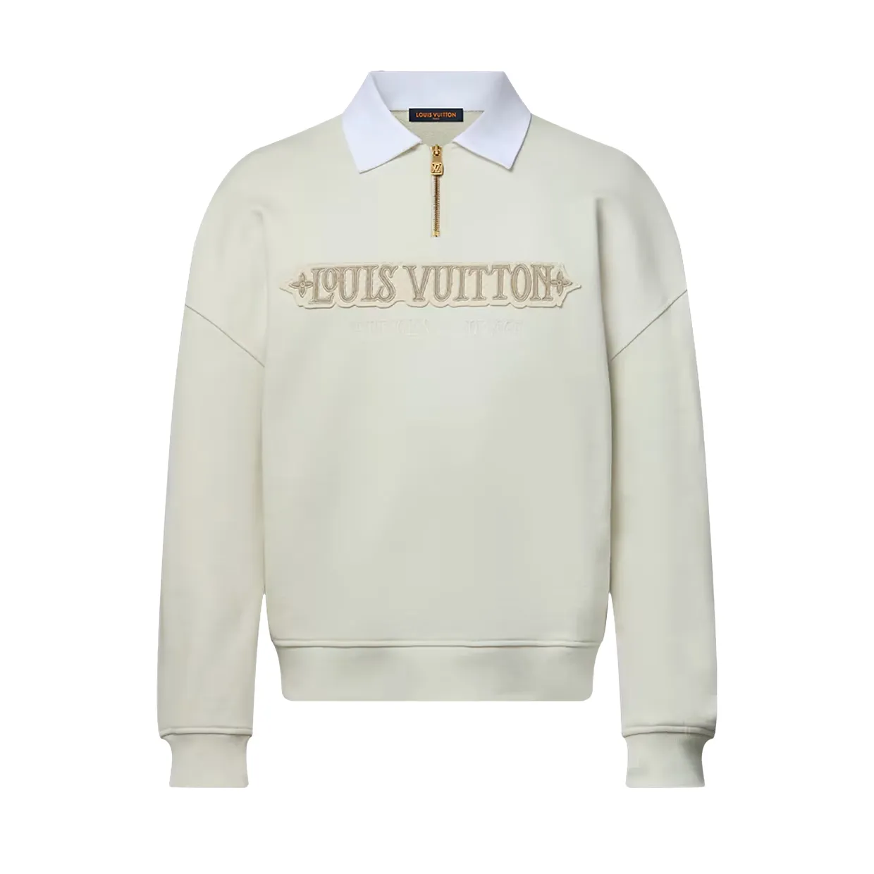 Embellished Half Zip Sweatshirt