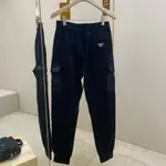 Cotton Fleece Joggers with Re-Nylon Details
