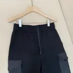 Cotton Fleece Joggers with Re-Nylon Details