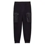 Cotton Fleece Joggers with Re-Nylon Details