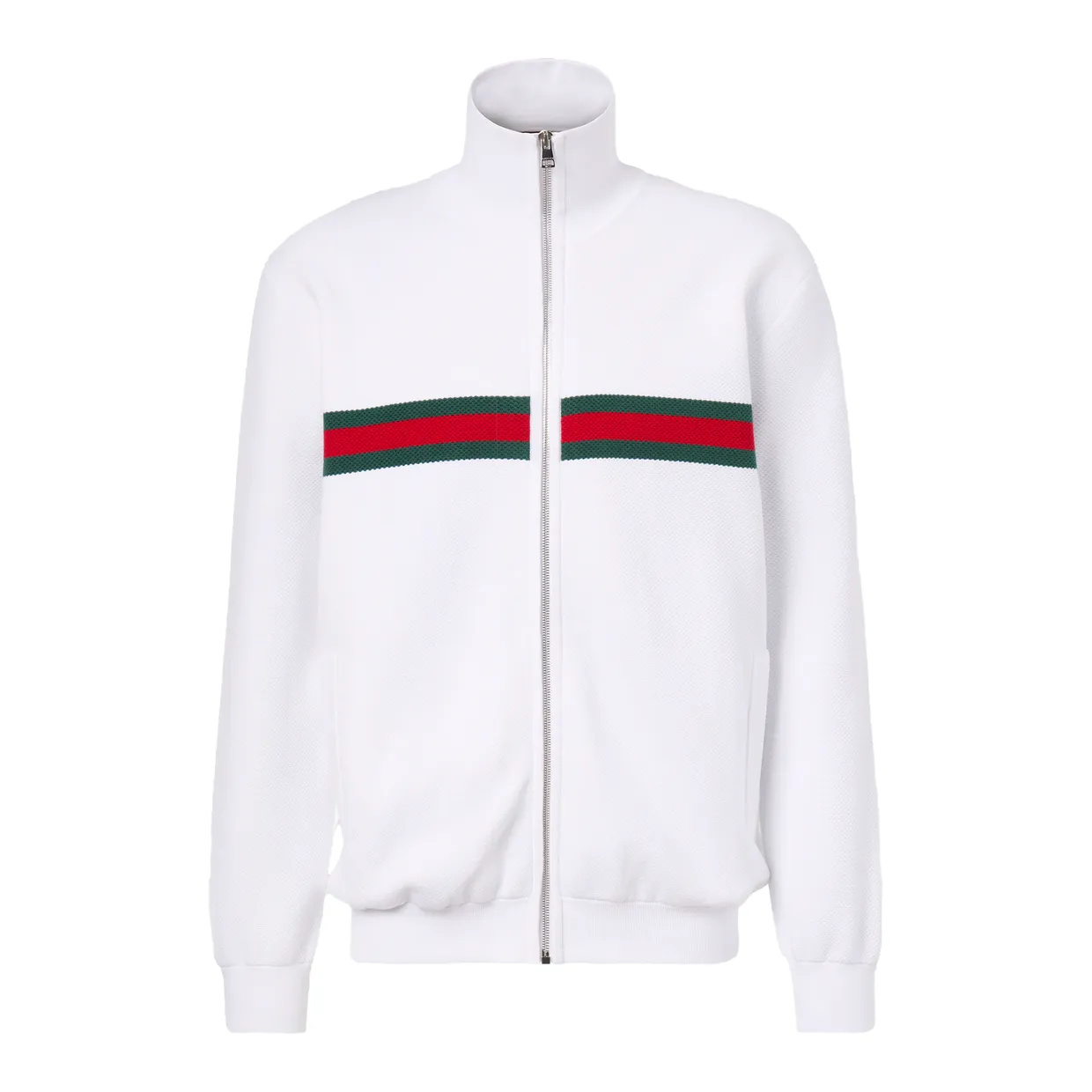 Web Stripe Cotton Sweatshirt