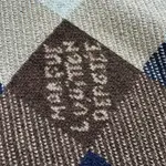 Damier Plaid Cashmere and Wool Blend Hoodie