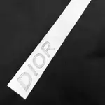 Zipped Shirt with CD Diamond Embroidery