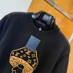 Short-Sleeved Intarsia Crewneck
