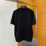 Short-Sleeved Intarsia Crewneck