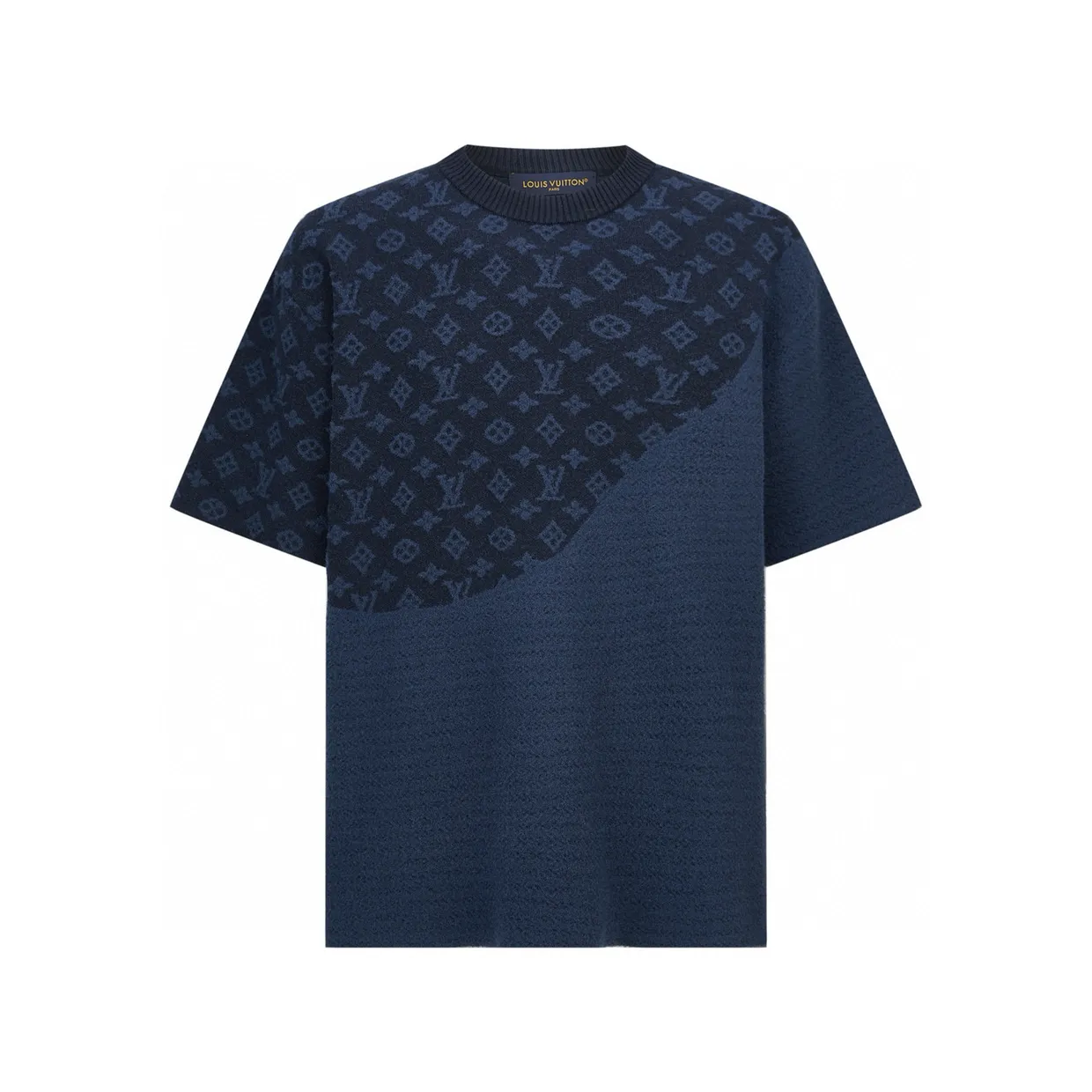 Graphic Jacquard Short-Sleeved Crewneck